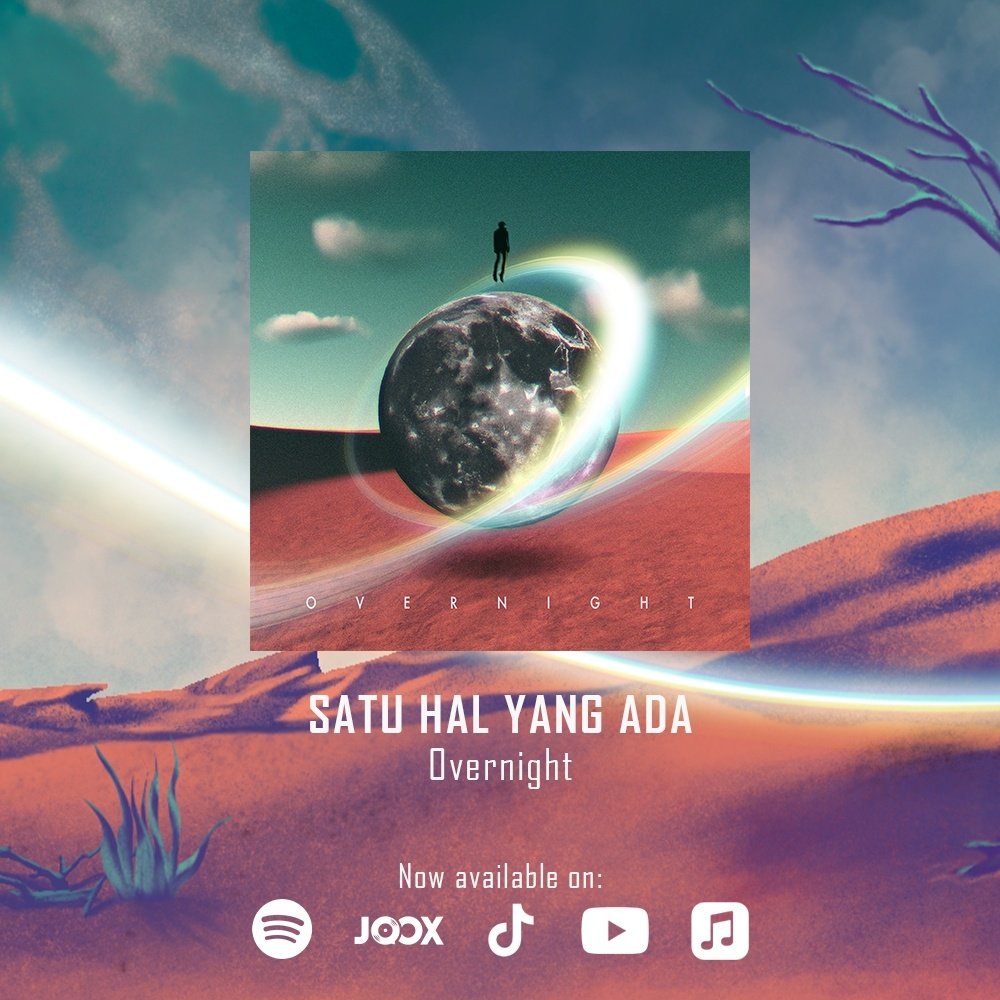 BandOvernight's tweet photo. SATU HAL YANG ADA IS OUT NOW EVERYWHERE!!
Listen to 'SATU HAL YANG ADA' on all music streaming services here:
https://t.co/caNbt28AAg https://t.co/OJrxtiH1qF