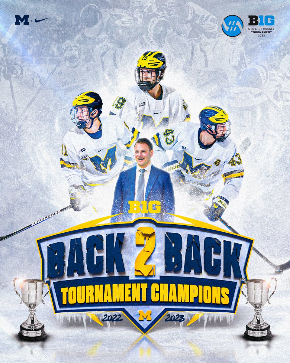 Michigan repeats as B1G Tournament Champion!

#GoBlue