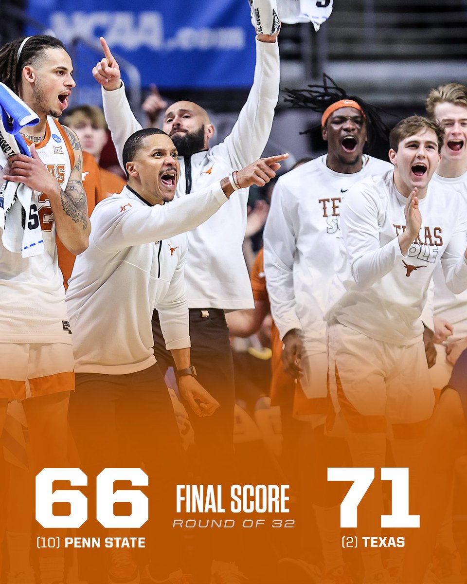 SportsCenter (@sportscenter) on Twitter photo .<a href="/TexasMBB/">Texas Men’s Basketball</a> is moving on to the Sweet 16 for the first time in 15 years‼️ .<a href="/TexasMBB/">Texas Men’s Basketball</a> is moving on to the Sweet 16 for the first time in 15 years‼️