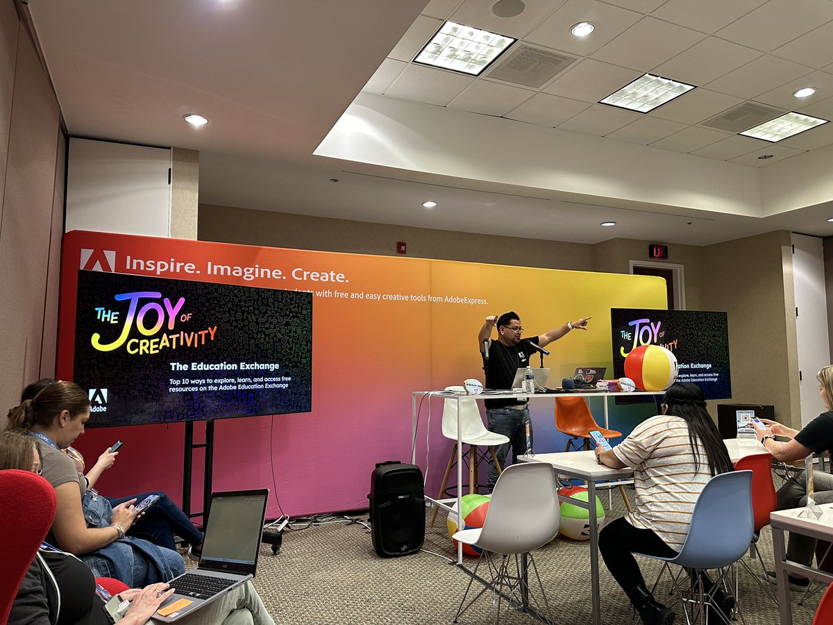 If you haven’t checked out the Adobe Education Exchange, you’re missing out on a whole new world of creative possibilities! This session was led by el maestro de creatividad: @TheTechProfe!

#SpringCUE @AdobeExpress @AdobeForEdu