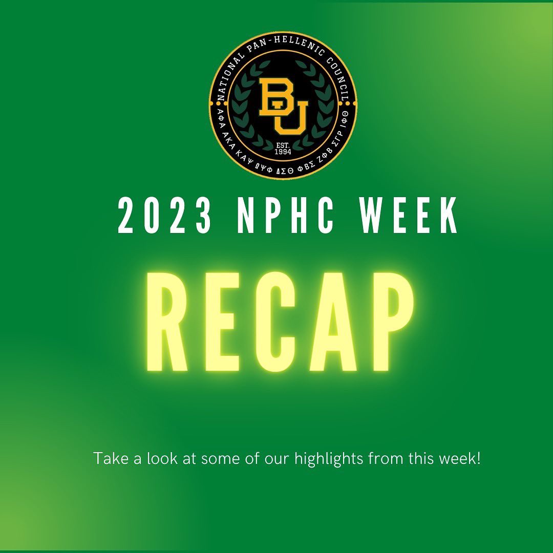 Baylor NPHC tweet media