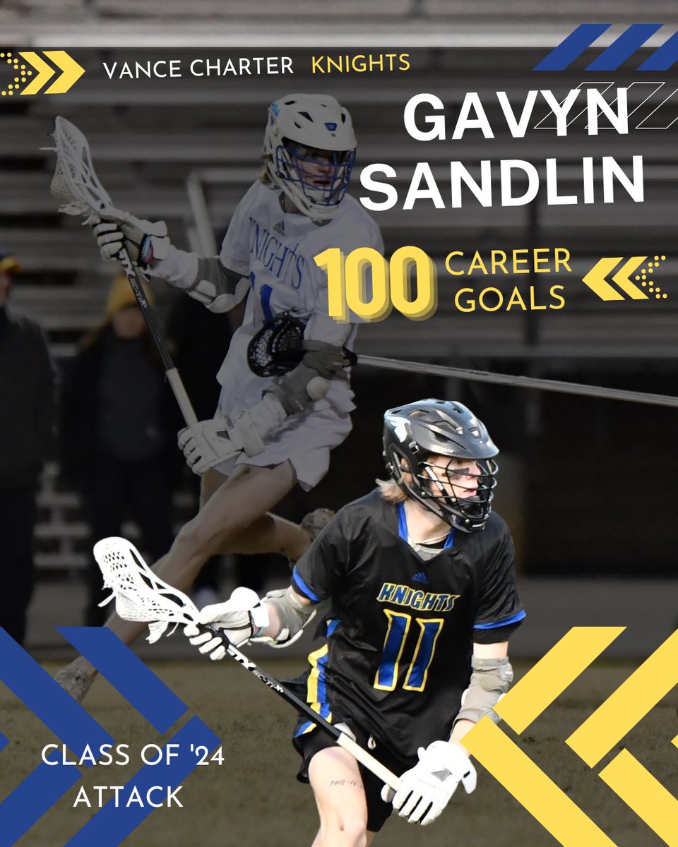 Gavyn Sandlin (@gavynsandlin) on Twitter photo I want to thank all my teammates that helped me reach this milestone. #allin #knightslacrosse <a href="/VCSKnights/">Vance Charter Athletics</a> I want to thank all my teammates that helped me reach this milestone. #allin #knightslacrosse <a href="/VCSKnights/">Vance Charter Athletics</a>