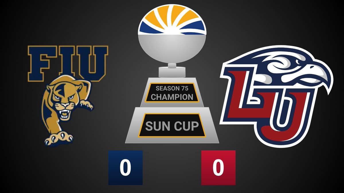 SBC_RBCDL's tweet photo. The first ever Sun Cup is set. The Sun+ Champion: FIU against the Sun Belt Champion: Liberty. This is a rematch from week 1 when the Panthers marched into Lynchburg and took down the Flames 89-86 on a last second field goal. https://t.co/s23NRNf75S