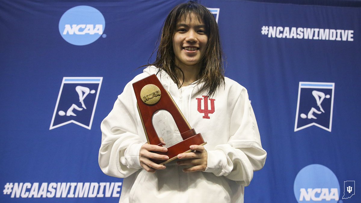 IndianaSwimDive's tweet photo. ⚪️🔴 Beat the projections &amp; tied our program's all-time best finish!

#IUSD women place seventh nationally. https://t.co/GTRJKN9VGn