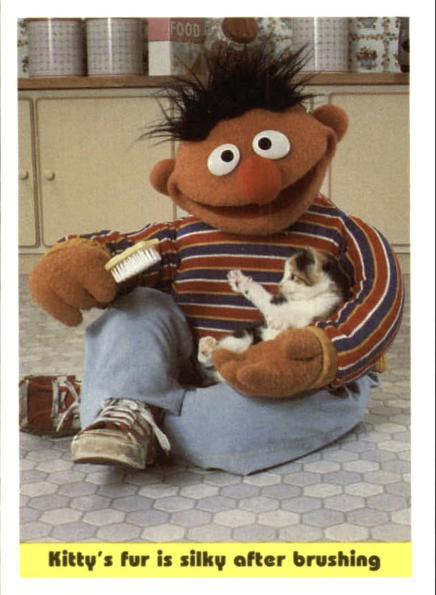 sesameposting's tweet photo. In 1992, Idolmaker released a line of Sesame Street trading cards. Here’s a sequence that’s a favorite of mine. https://t.co/OBoMSOjUTY