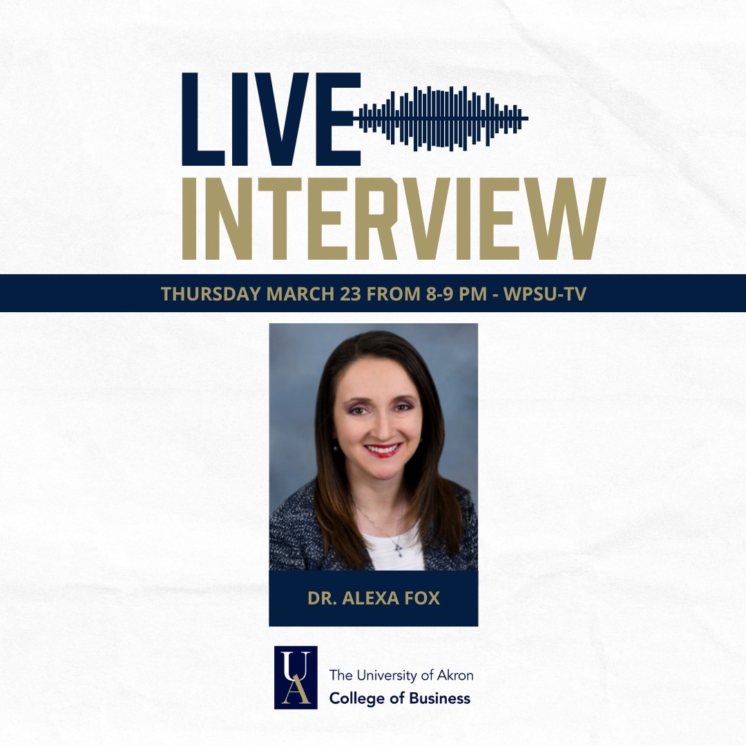 uakronbusiness's tweet photo. 📻 Join the @WPSU Conversations Live segment on March 23 as Dr. Alexa Fox of @UAkronMarketing discusses parenting in the age of social media. Tune in at 8 p.m. via WPSU-TV, FM radio, or https://t.co/hZlm7CohVF

More about her research 🔗https://t.co/1Z9wgutcoF https://t.co/O5gcXnCRqt