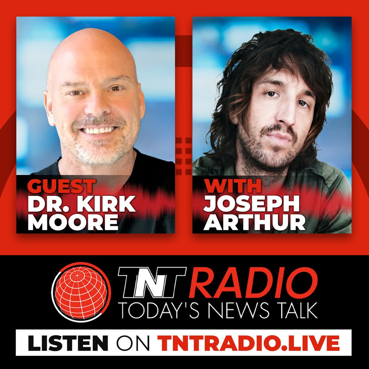 Dr. Kirk Moore #standformoore joins Joseph Arthur coming up next on TNT Radio.
#listenlive tntradio.live <a href="/Stand_for_Moore/">Stand for Moore</a> 
1PM (BRISBANE) 3AM (LONDON) 11PM (NEW YORK)
#tntradiolive #24newsradio #livenews