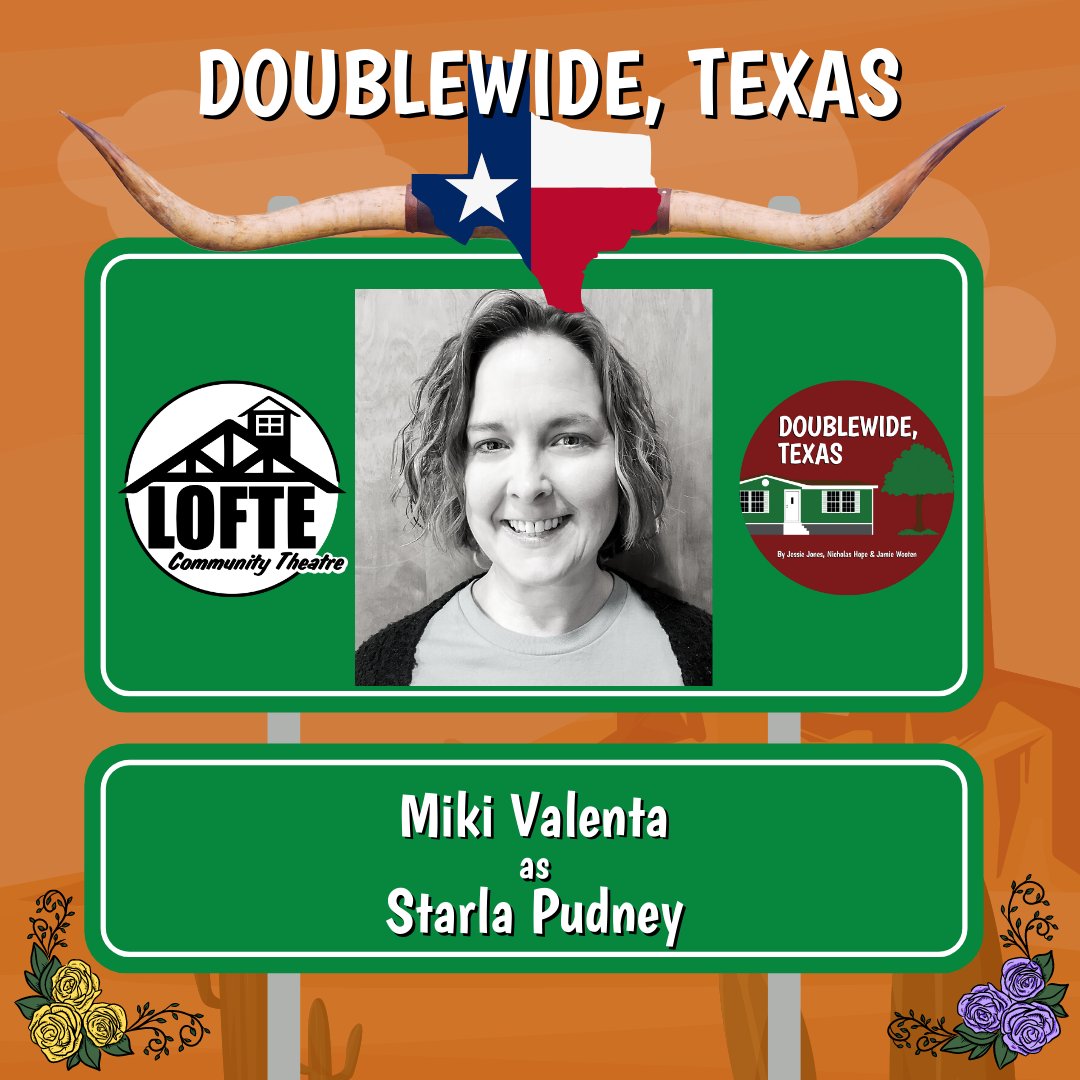 TheLofte's tweet image. The Lofte is excited to have Miki Valenta returning to the stage in Doublewide, Texas as Starla Pudney. Performances of Doublewide, Texas are March 24, 25, 26, 30, 31, April 1, &amp;amp; 2. Get your tickets at lofte.org/tickets or by calling the Box Office at 402-234-2553.