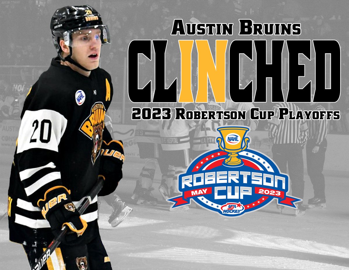 We are IN! We take down the Bismarck Bobcats by the final of 5-2 and punch our tickets to the Robertson Cup Playoffs! 

#BearWitness