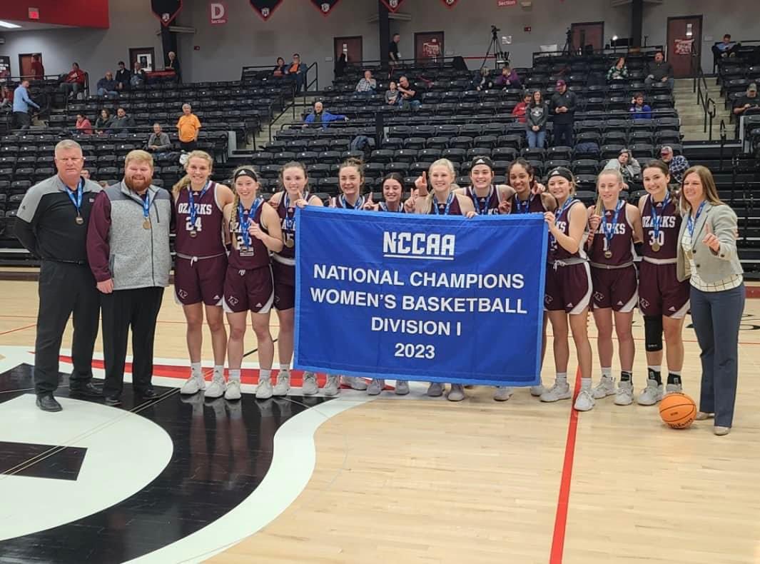 Congratulations to Ozark Lady Tiger alumni, Katie Mayes, and the CofO Lady Bobcats on winning the National Championship!!!