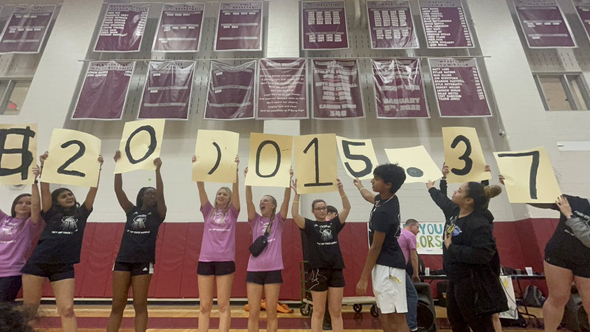 Thank you for everyone who came and donated to Mini-THON! We were able to reach our goal and raise a total of $20,015.37! #ftk #forthekids 💠