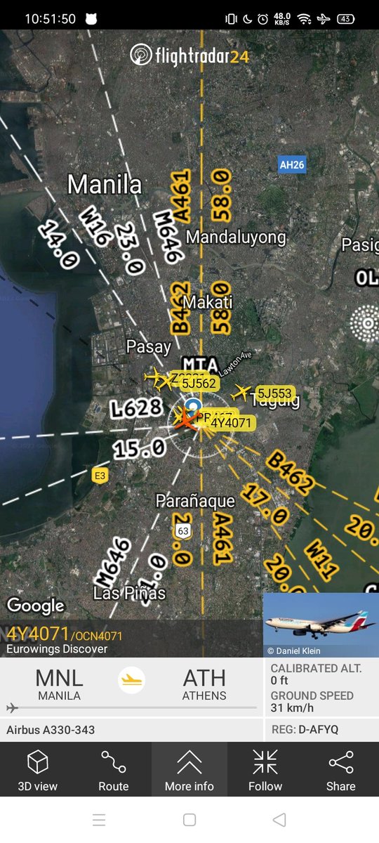 Eurowings Discover Airbus A330 going home after some maintenance at Lufthansa Technik Philippines.

Interesting it is heading to #Athens instead of Frankfurt

#eurowingsdiscover #discover #athens #airbusa330