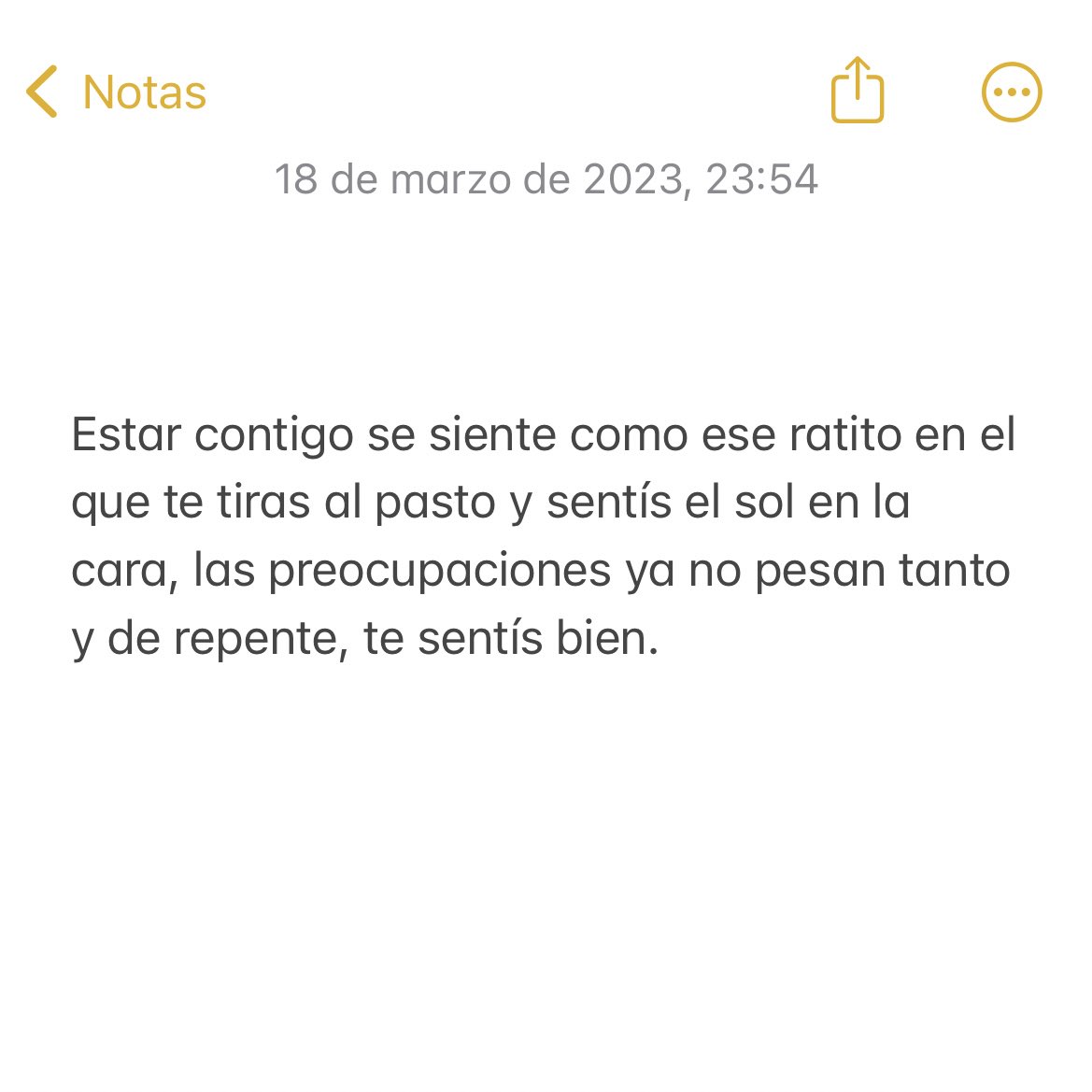“Estar contigo”