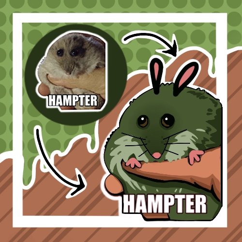 Let me draw your lovely VTubers!! ✨ But not just any normal VTubers but as a lovely Hampter. Drop your PNG below if you'd like your very own Hampter 💖🐹
#Vtuber #VTuberUprising #ENVtuber