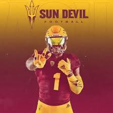 Tr3Williams's tweet photo. After a great talk with Coach @CoachBBaldwin I am humbled and grateful to receive my first P5 Offer from @ASUFootball. #FeartheFork @mannyshow84 @DamianDevon @3dqb_SoCal @DontonioKeshon @940Elite @CoachDanny10 @247Sports @UANextFootball @AlPopsFootball @Rivals @PrepRedzone @QBHitList