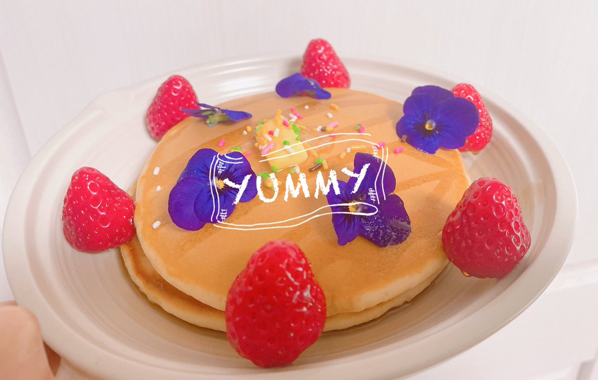 2周年とオンリーイベ開催のお祝い🥞🍓