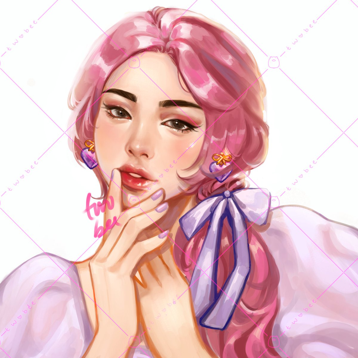 teletwobees's tweet photo. #ArtistOfindonesia hi, I'm Twobee. I do digital paintings and I loveeee pink🌷🌷❤️

🌷Find me at:
🍰https://t.co/tcg8bxNNZq
✉️fruitycolaa@gmail.com https://t.co/1MZDIYnGtt