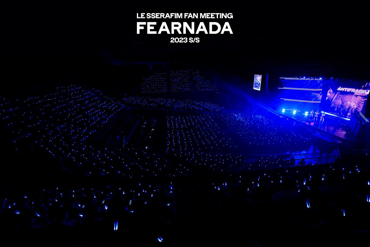 le_sserafim's tweet photo. LE SSERAFIM FAN MEETING 'FEARNADA' 2023 S/S D-DAY 2

2023. 03. 18. 6PM (KST)
2023. 03. 19. 5PM (KST)

OLYMPIC PARK OLYMPIC HALL 
+ ONLINE LIVE STREAMING

#LE_SSERAFIM #르세라핌
#FEARNADA https://t.co/NKln1OdR9t