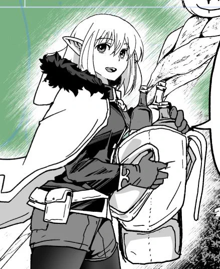 リュックに大量の酒しか入ってないエルフ🦉🍷 