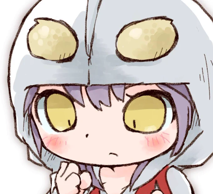 米津青年の曲をききながら描くとパーカーを描いてしまう…彼はカッコイイ目を隠すよねw 