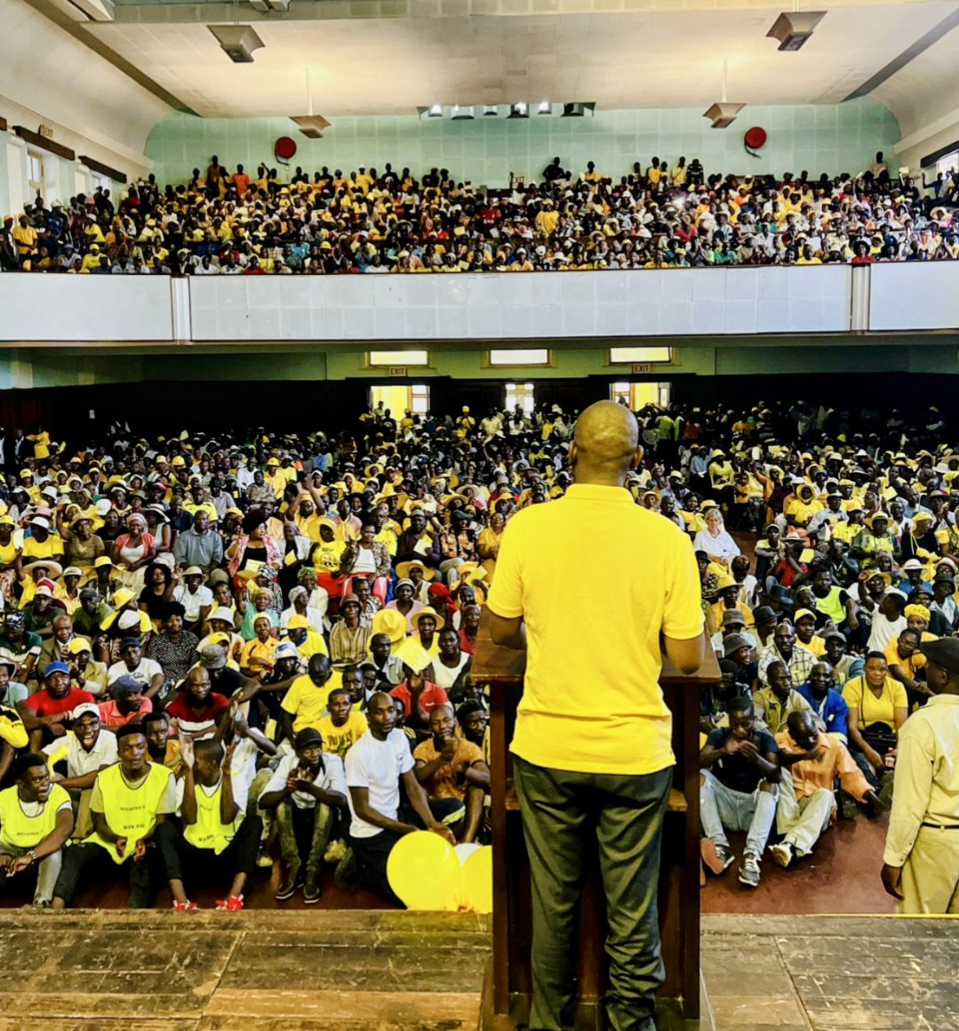 The people know their leader!

And that includes Bulaway(ans)

Please Like this crowd for turning up👉💛