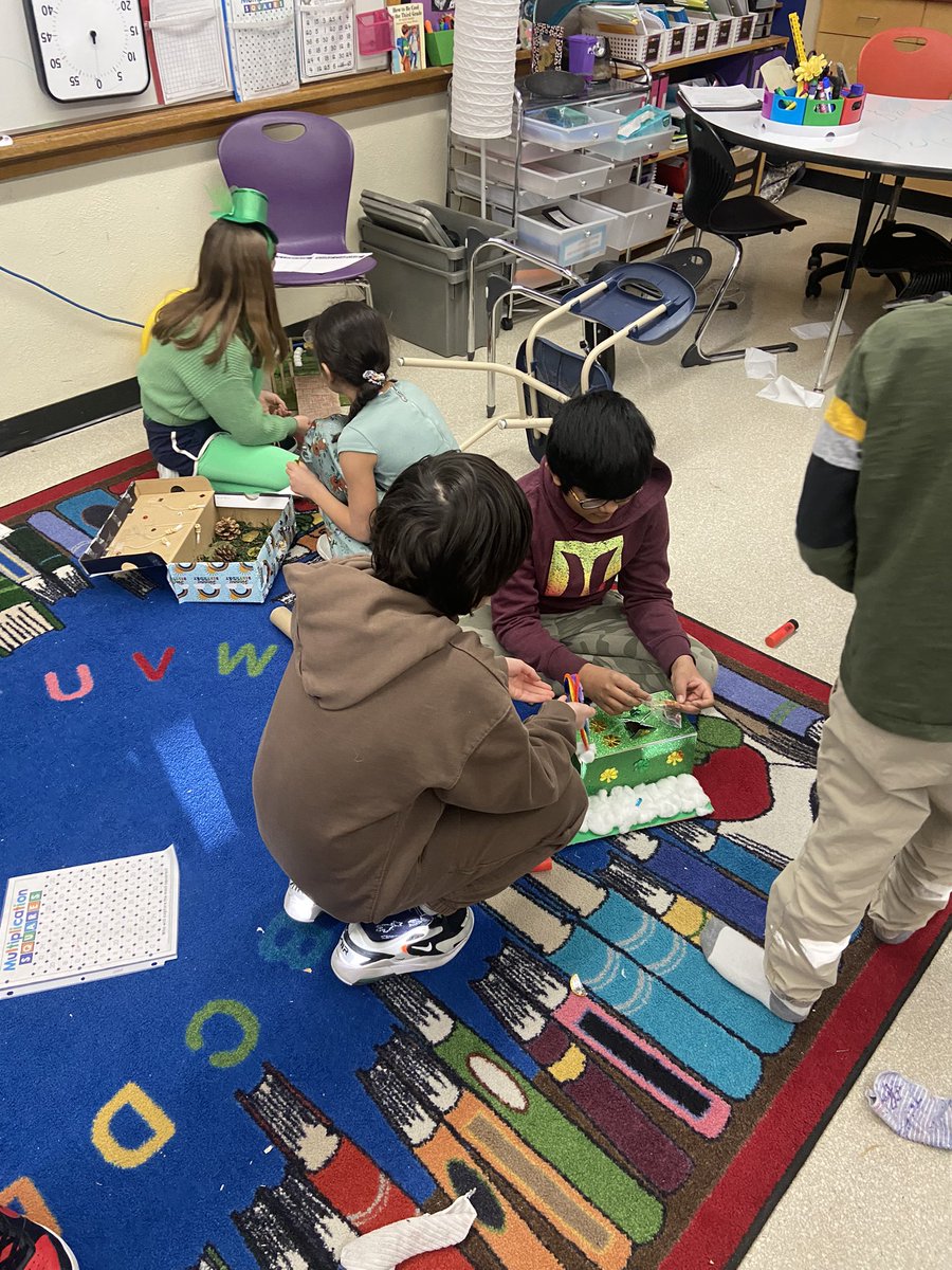We weren’t successful in catching a leprechaun, but the mischievous leprechaun sure made a mess in our room! <a href="/BelParkCBE/">Bel-Park School CBE</a>