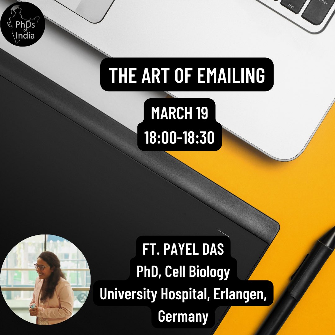 Happening today at 6pm IST. 
Considering you have had a lot of requests, we will be doing a YouTube live, the link of which will be shared 30 min prior to the session. Stay tuned! 

<a href="/PostdocPhd/">Phd/ Postdoc Positions</a> <a href="/PhDVoice/">PhD Voice - Independently Run</a> <a href="/VoicesofIndAcad/">Voices of Indian Academia</a>