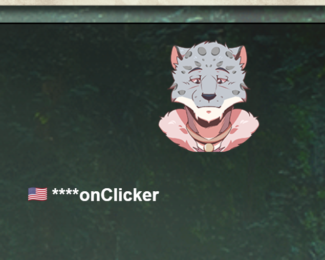 Frolic__Man's tweet photo. @KemonoMahjong thank you for protecting me from my obscene friend ButtonClicker :) https://t.co/Q4yGdRxdsx