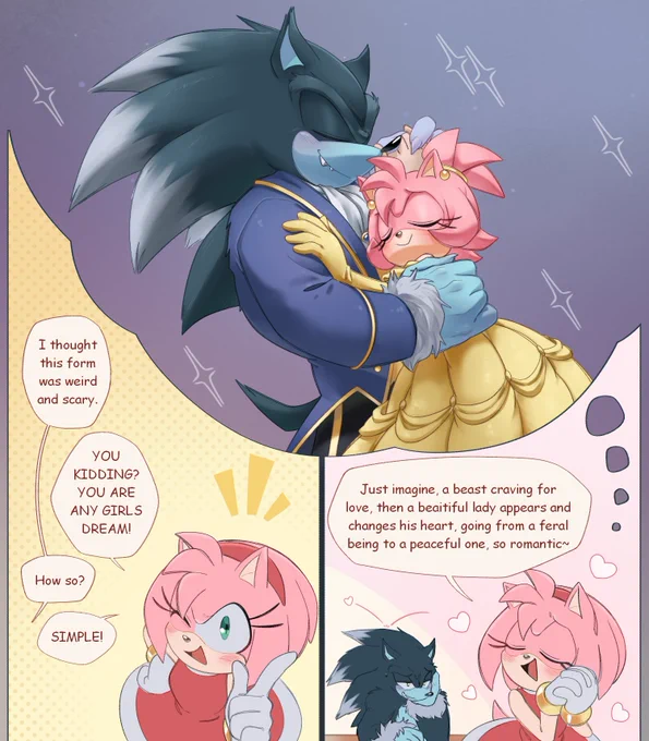 Amo Werehog Sonic- 
Que diga, amo Werehog SonAmy 😇🌺✨
#Sonamy

Hacer ese vestido fue horrible XD. 
