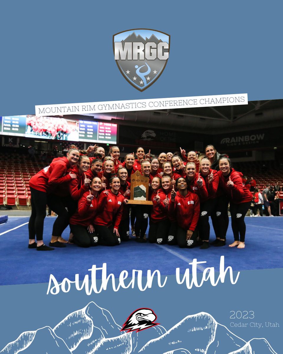 And our 2023 Mountain Rim Gymnastics Conference Champion is… SOUTHERN UTAH!!

#mrgcchampionships