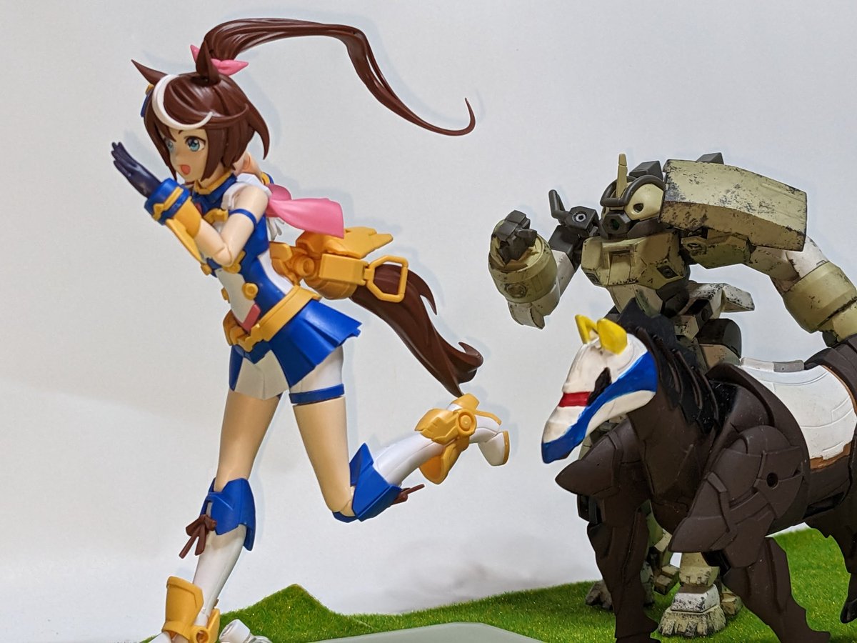 #30MS
#ウマ娘
30MSトウカイテイオー素組みして遊んでみた