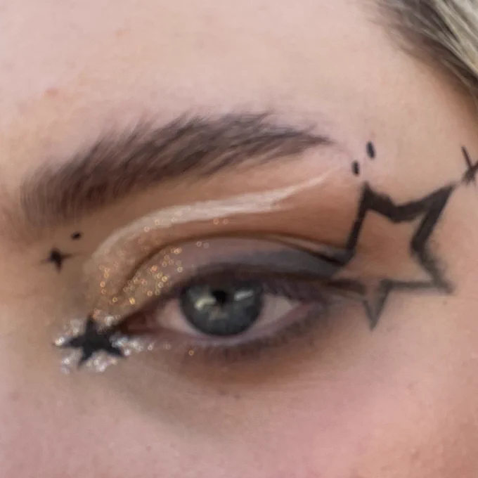 Thought my makeup was cool today so you get TK perceive me 
