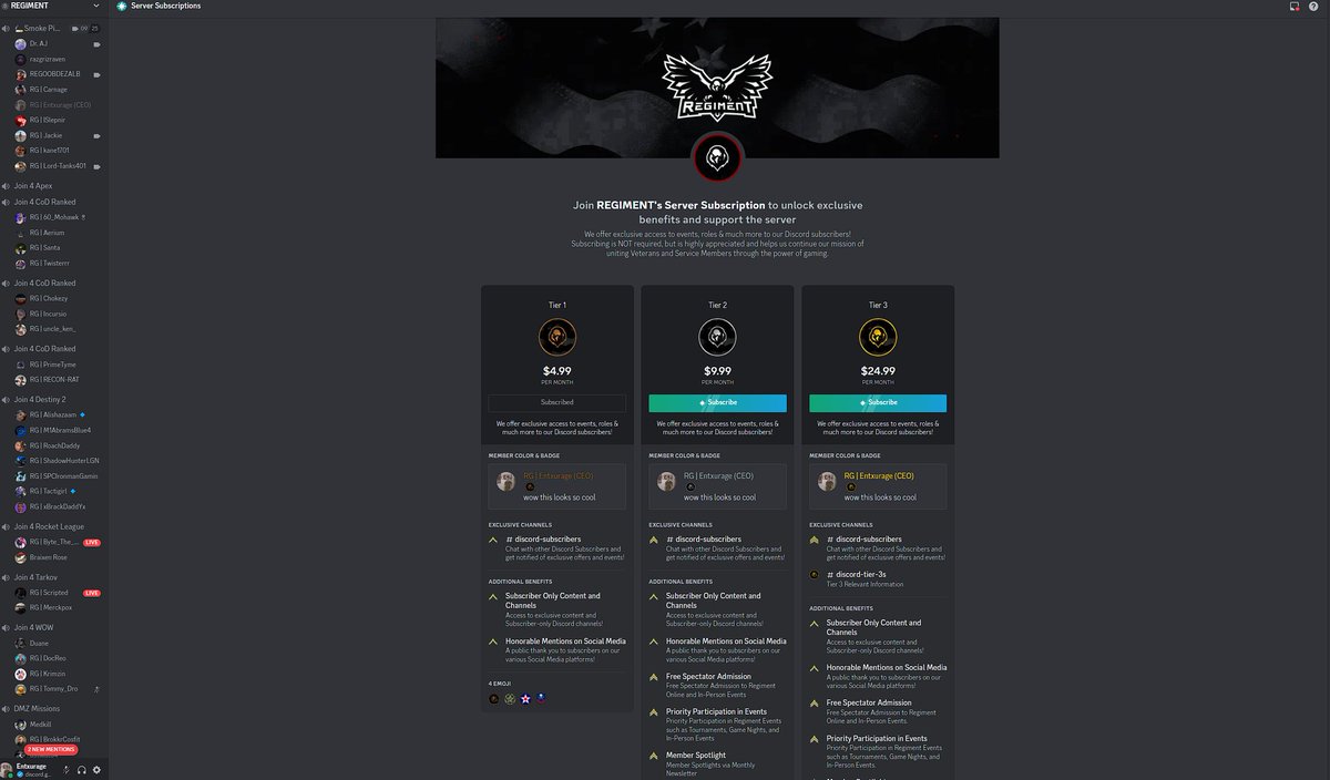 Our Discord voice channels are ALWAYS lit!

 You'll never have to game alone if you're in our Discord 💯