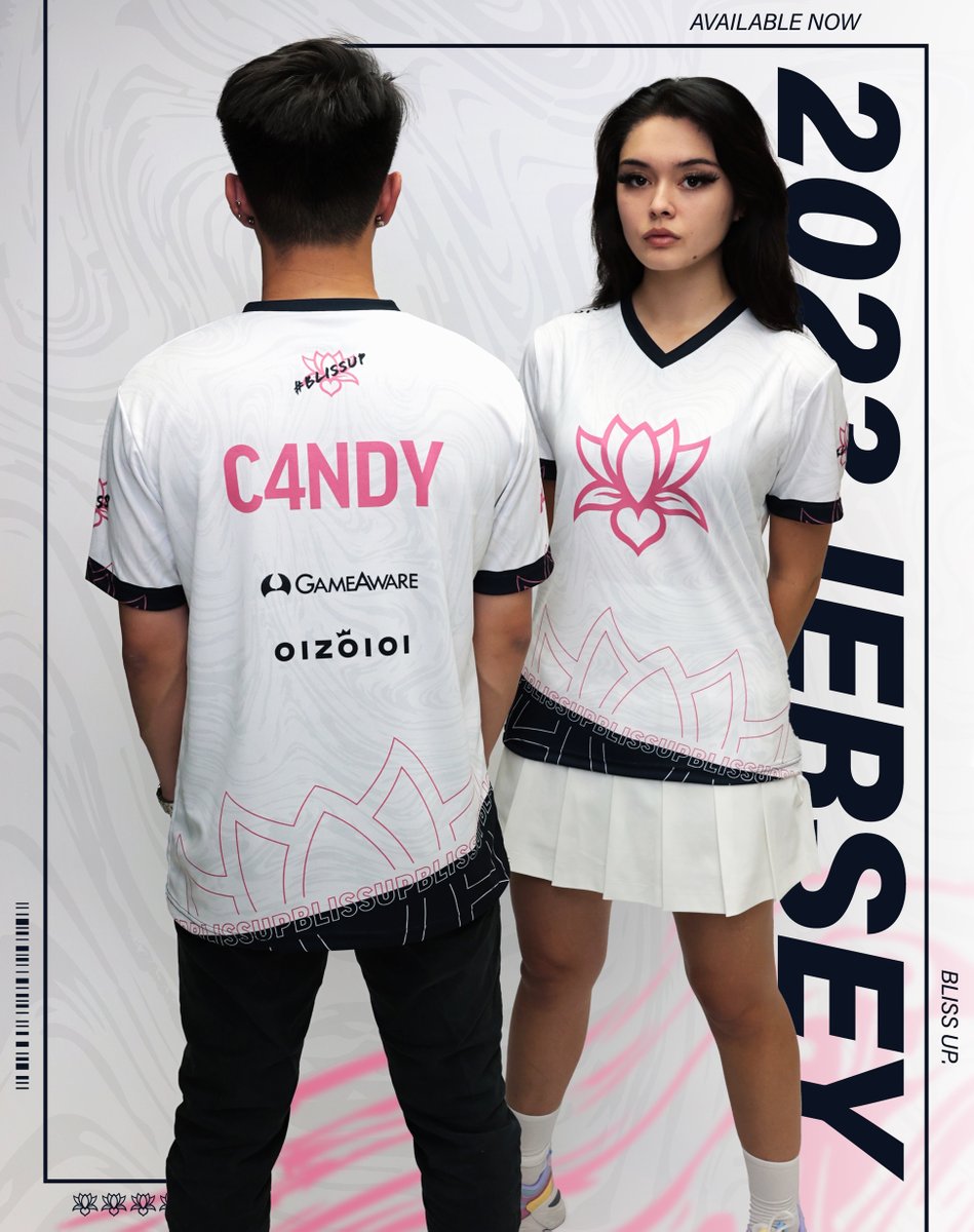 TeamBliss_ES's tweet photo. It's finally here 🤯
You have been waiting long enough, don’t forget to use your fave player or creator code for 10% off storewide 🤑
Order your custom jersey by April 1st to GUARANTEE arrival by @Dreamhack Melbourne!
🛒 https://t.co/UsUAwyijBY
#BlissUp🪷 | #DHMEL https://t.co/YfMtqEzGWL