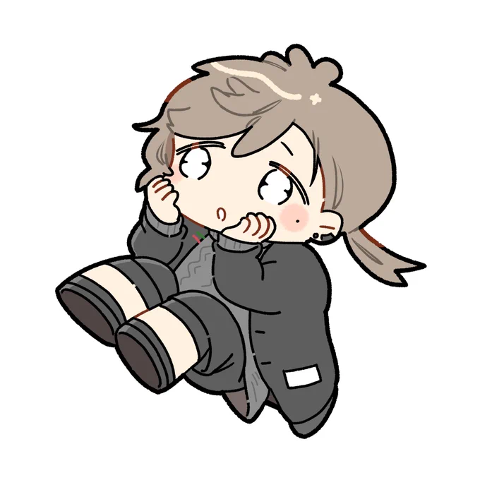 #かな絵パネル用に描いてたのがたまたま4叶だった 