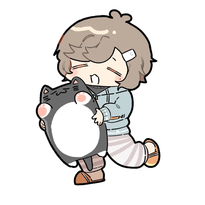 #かな絵パネル用に描いてたのがたまたま4叶だった 