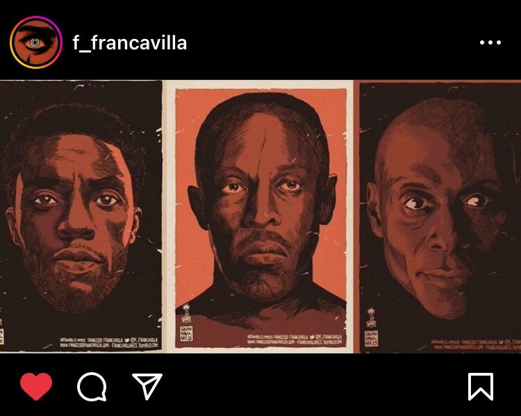 Francesco Francavilla (@f_francavilla) Pays tribute to #LanceReddick alongside previous memorials to Chadwick Boseman & Michael K. Williams via #Instagram 

https://t.co/CWqMaC8VAS https://t.co/DxNM66ZEDb