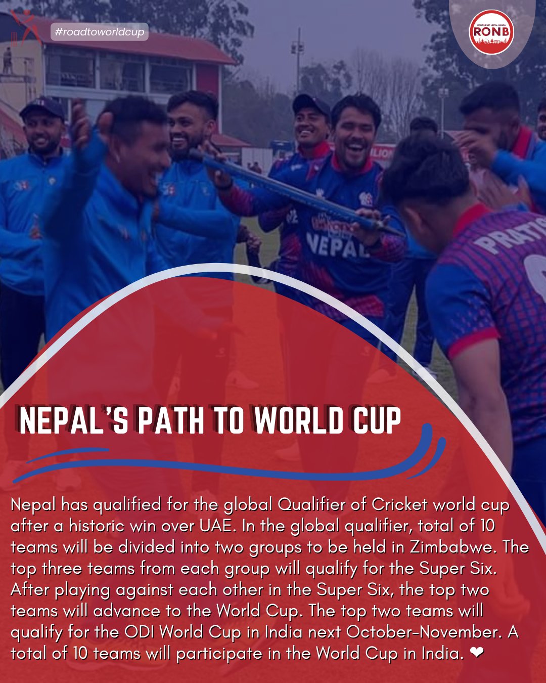 Routine of Nepal banda on Twitter "Nepal's Path to World Cup https