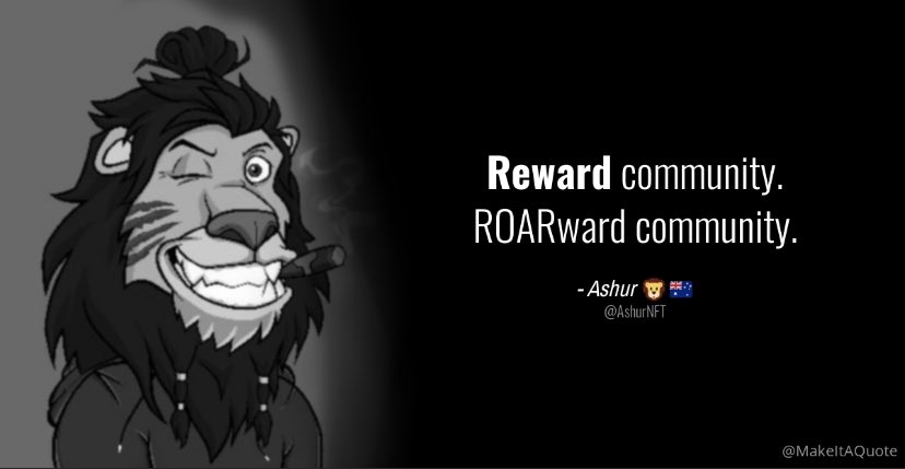 🦁 #ROAR