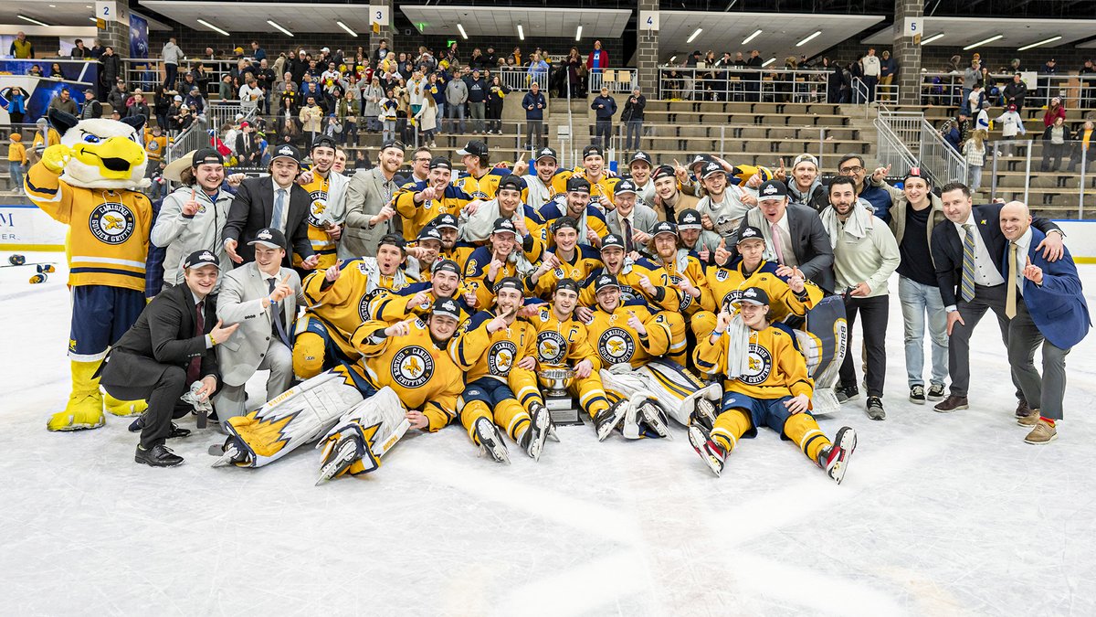 🏆🏆 Your 2023 <a href="/Atlantic_Hockey/">Atlantic Hockey America</a> Champions!!! 

#Griffs