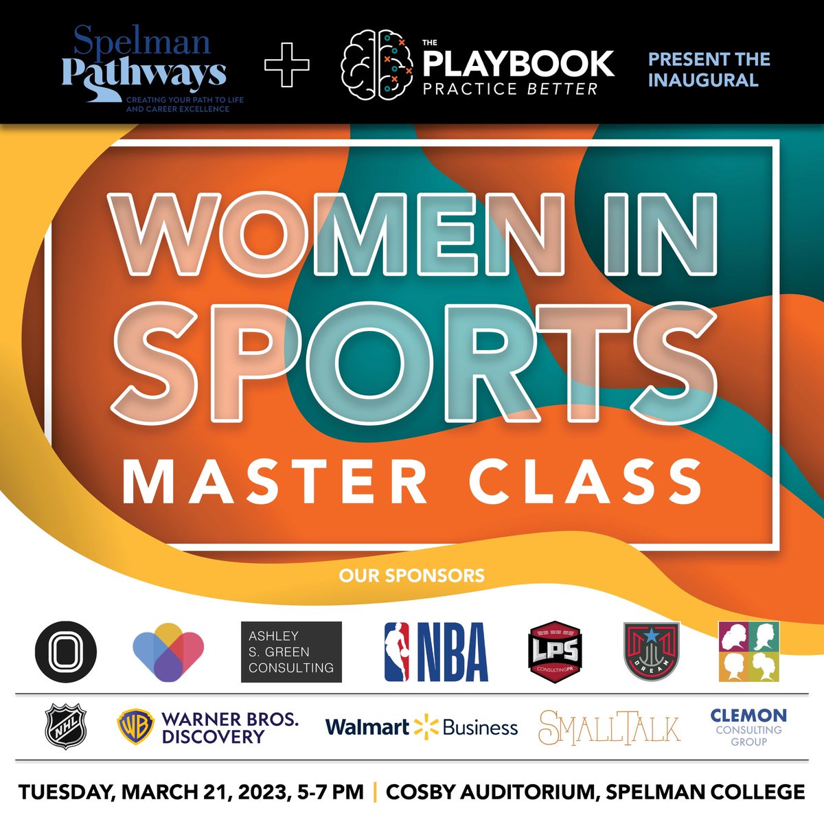 I am excited to participate in the first-ever Women In Sports Master Class at Spelman College powered by The Playbook. 

#WomenInSportsMasterClass #PoweredByThePlaybook