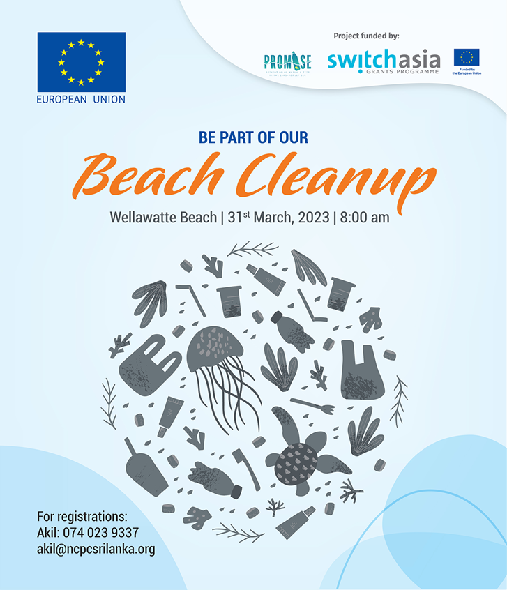 ProjctPromise's tweet photo. Be part of the special BEACH CLEAN-UP event, organised by @EU_in_Sri_Lanka and the Maldives together with the  @ProjctPromise under the banner 'EU support to revive tourism sector in Sri Lanka'
 @EU_in_Sri_Lanka
@switchasia https://t.co/SnhV38Ygui