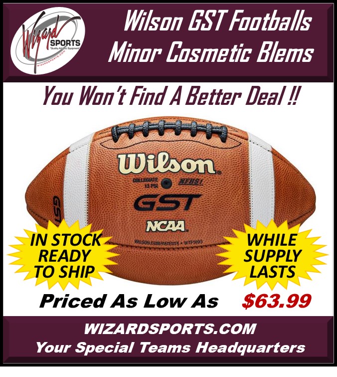 Wilson GST Cosmetic Blem Sale - *|wizardsports.com/football/footb…|*