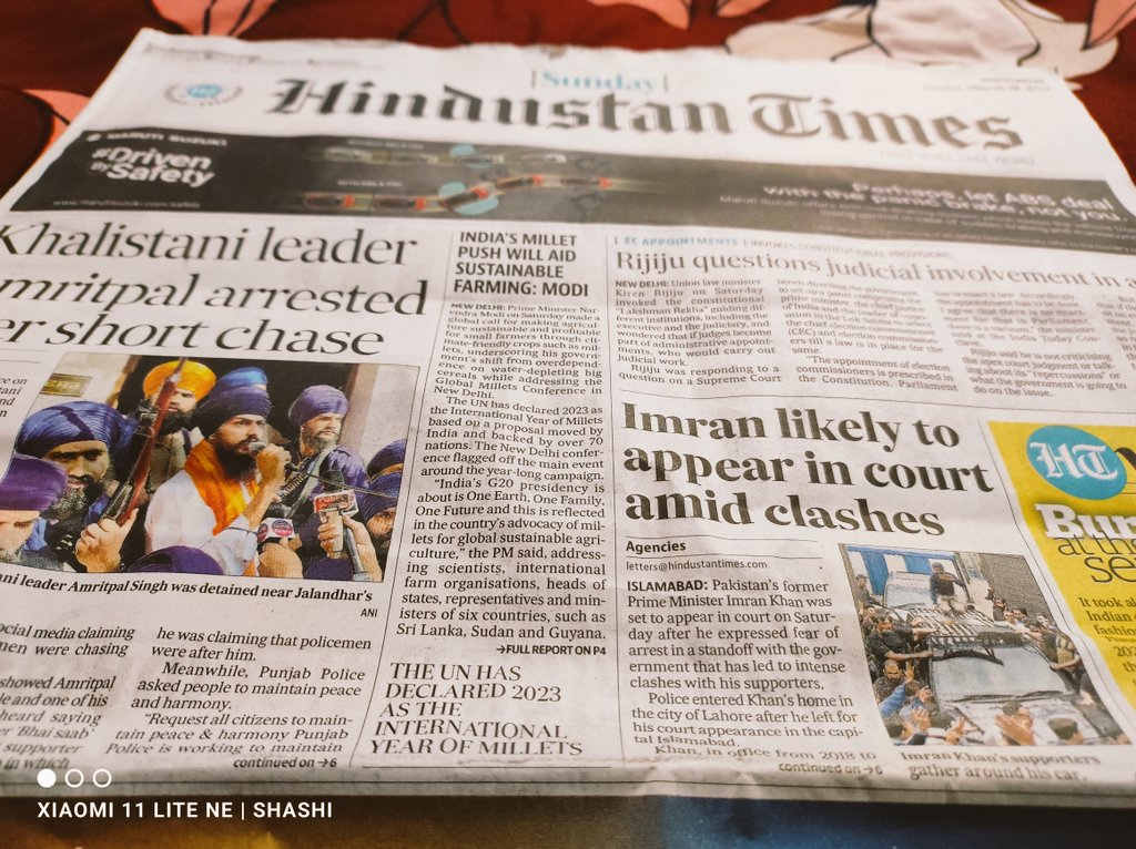 theYoungTale's tweet photo. #Good_Morning
After a long time, started morning with a long walk followed by getting a newspaper from an old stall. Reading newspapers is such a special start to a Sunday morning.
Happy Morning, to whoever is reading this. :)
#walks #mornings #newspaper #Sundays #theYoungTale https://t.co/LMw8fT3LgT