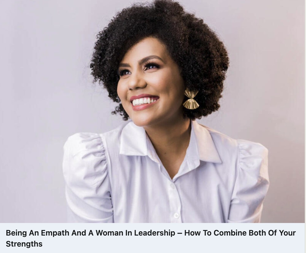 As an empath, you have a unique set of skills and talents that make you more successful in the workplace. 

Read more here 👉🏾 lttr.ai/9cUX

#leadership #womenexecutives #womenintech  #womeninleadership #leadershipdevelopment