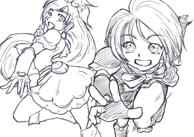 白だの黒だの #ふたりはプリキュア #無印 