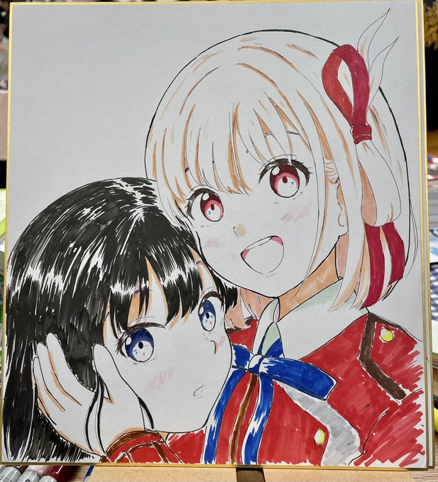 色紙お迎えいただきました〜!ありがとうございます!#リコリコ #リコリス・リコイル #ちさたき 