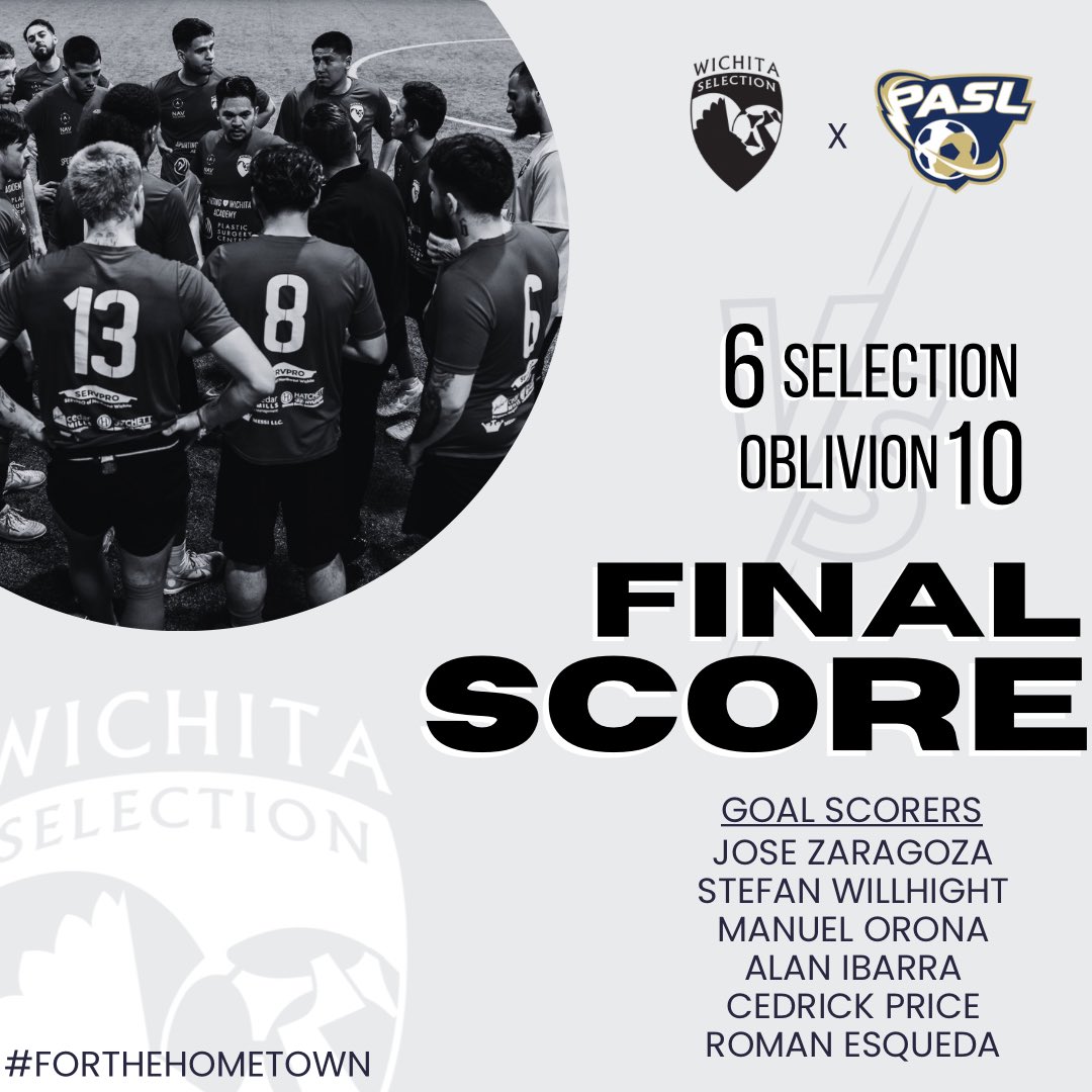 Our Semi-Pro Premier Arena Soccer League side lose their first game of the season to OKC Oblivion but still qualify for nationals in Louisville, KY. While our professional MLIS side Win big Vs Austin Emerald FC! #ForTheHomeTown