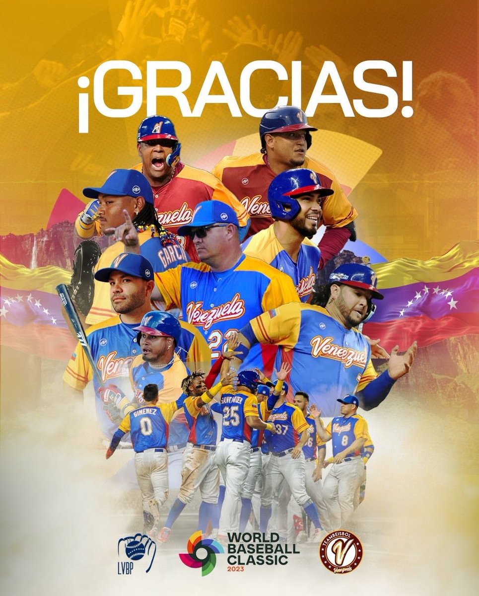 Gracias muchachos por tantas emociones. Un juego no dice nada, lo gana o lo pierdes cualquier equipo. Orgullosos de ustedes. Gracias 🇻🇪👊🇻🇪👊🇻🇪👊