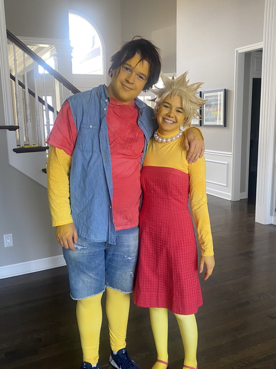 My Lisa cosplay, featuring my boyfriend as Nelson 💕 #TheSimpsons #pckc